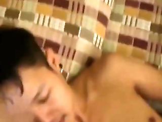 Young Asian Twink Rides Cock Bareback And Makes Daddy Cum